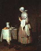 Jean Baptiste Simeon Chardin The Attentive Nurse china oil painting reproduction